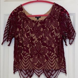 Express Maroon Blouse!